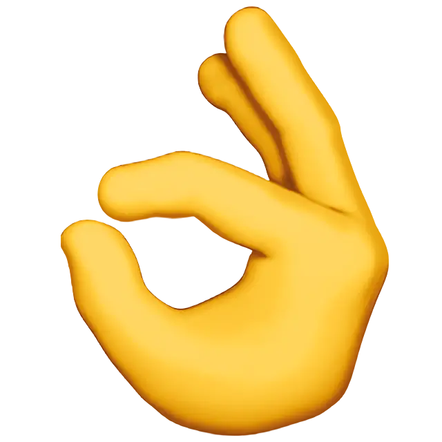 확인 손 기호