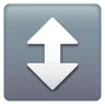 Yukarı Aşağı Ok Emoji ↕ image - Samsung style