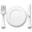 Villa és kés tányérra