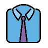 Emoji Nyakkendő 👔 image - OpenMoji style
