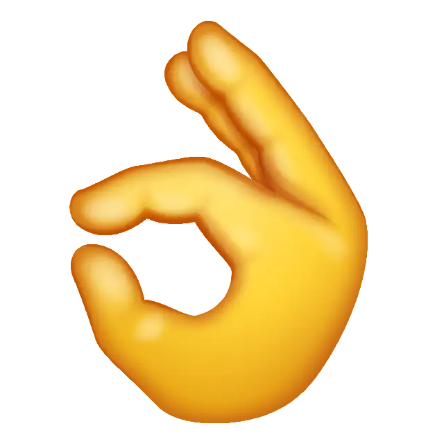 확인 손 기호