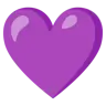 Mor Kalp Emoji 💜 image - Google Noto Color style