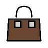 Emoji Kézitáska 👜 image - OpenMoji style