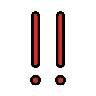 Emoji Dublu semn de exclamare ‼ image - OpenMoji style