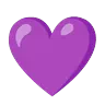 Mor Kalp Emoji 💜 image - Google Noto Color Animated style