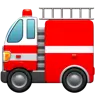 Emoji Tűzoltó autó 🚒 image - Apple style