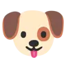 कुत्ते जैसा मुंह Emoji 🐶 image - Google Noto Color style