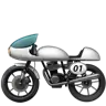 Emoji Verseny motorkerékpár 🏍 image - Apple style