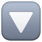 Lefelé mutató kis piros háromszög