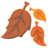 Emoji Leesett levél 🍂 image - Google Noto Color style