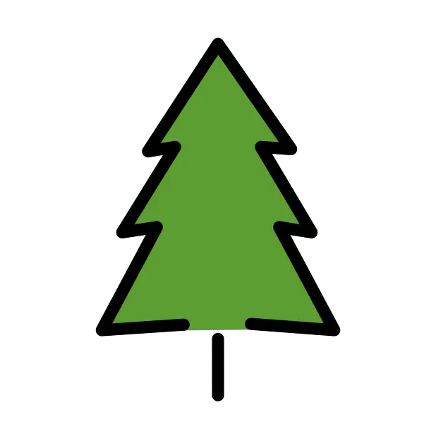 Albero sempreverde