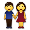 Férfi és nő kézenfogva