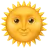 Sol com rosto