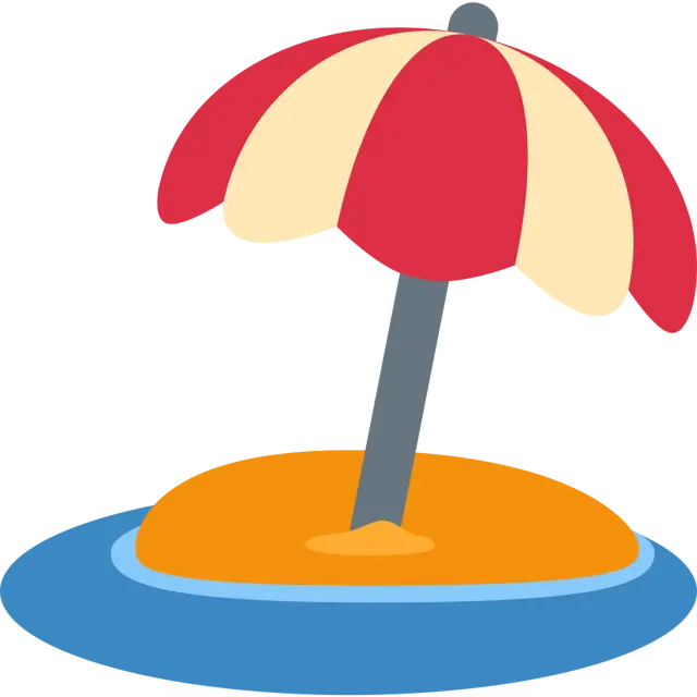 Beach With Umbrella