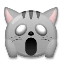 Emoji Fáradt macska arca 🙀 image - LG style