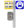 Emoji Buszmegálló 🚏 image - Apple style