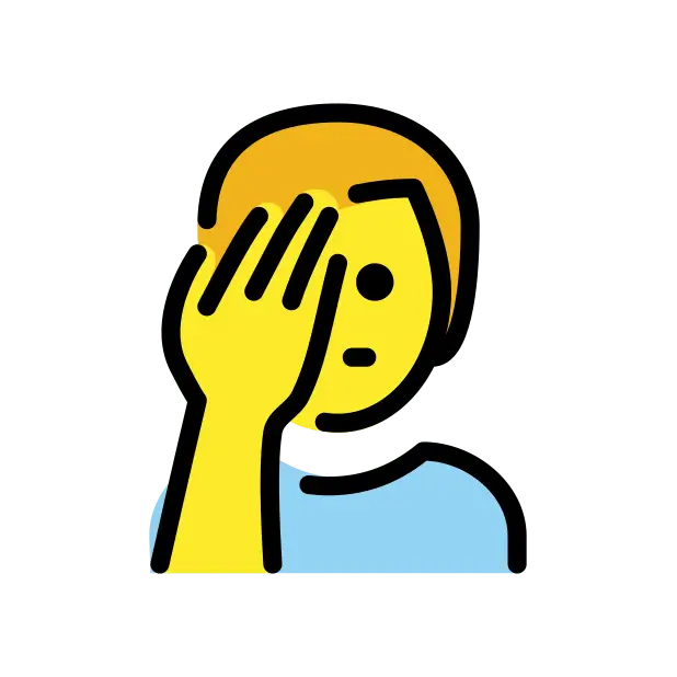 Man Facepalming