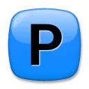 Negatív négyzet latin nagybetű p