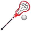लैक्रोस स्टिक और बॉल