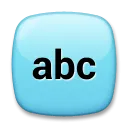 Bemeneti szimbólum latin betűkhez