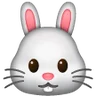Cara de conejo Emoji 🐰 image - Samsung style