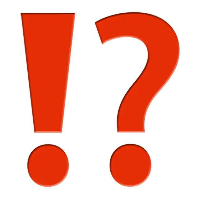 Восклицательный вопросительный знаки